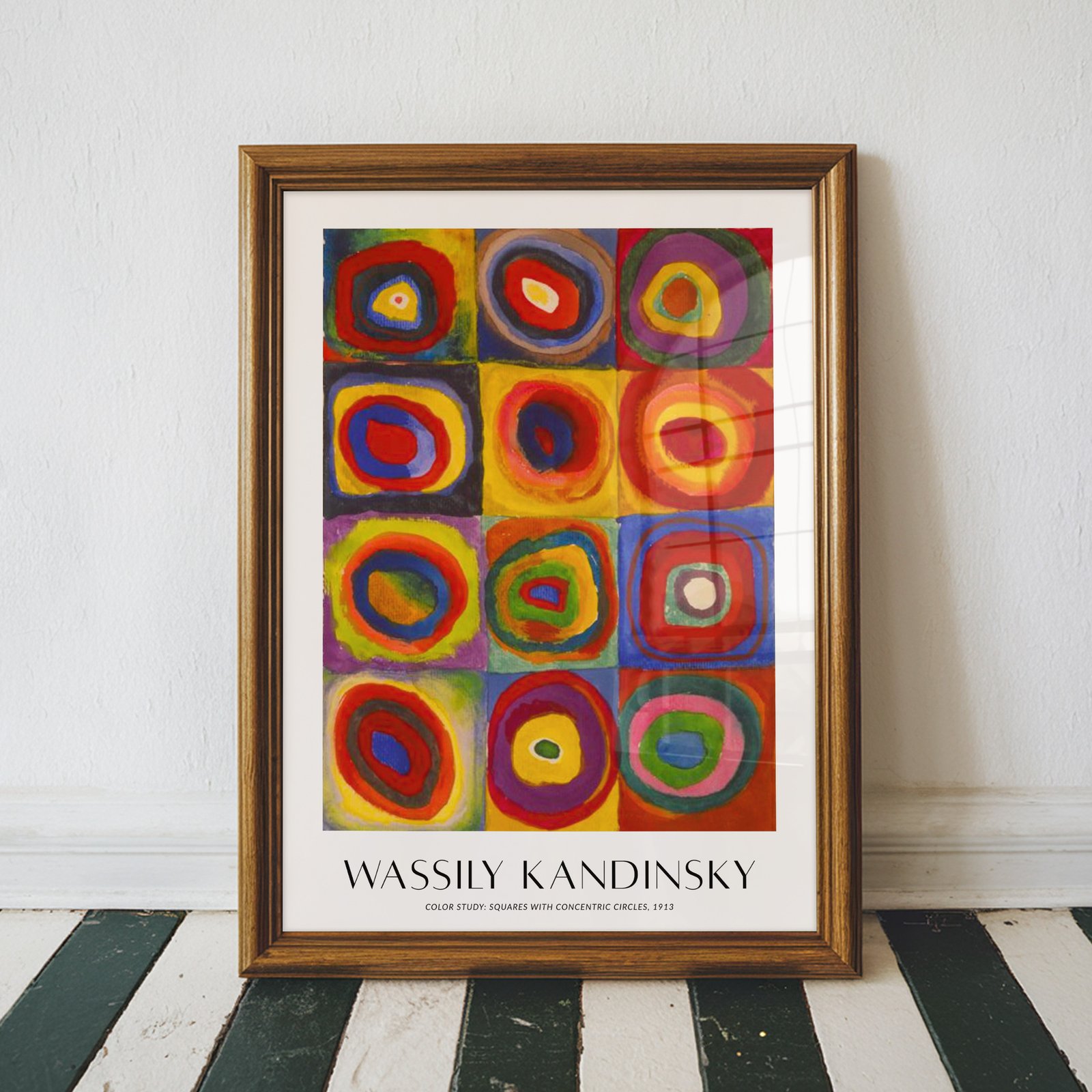 Color Study: Squares with Concentric Circles by Wassily Kandinsky