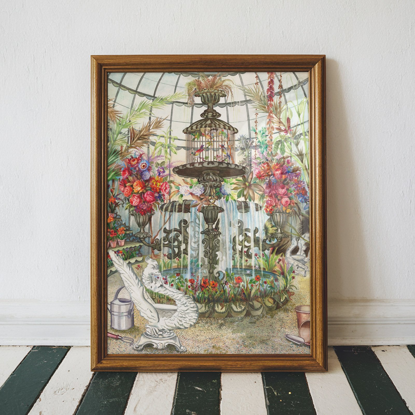 Conservatory and Fountain by George Barbier - Image 4