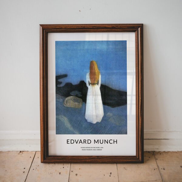 Young Woman on the Shore by Edvard Munch