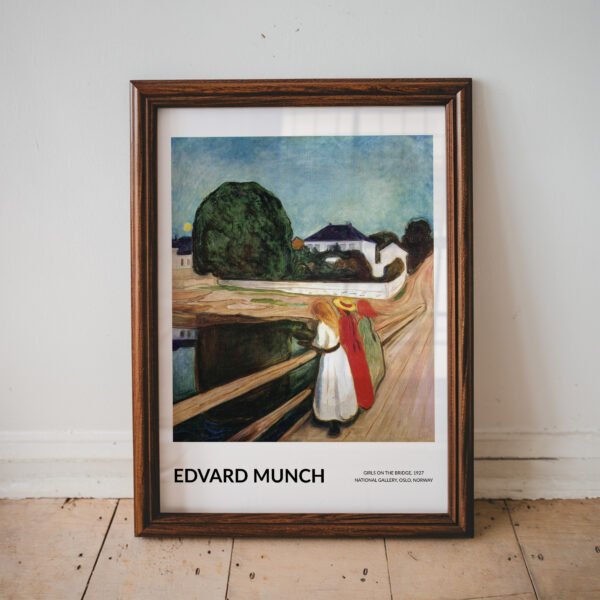 Girls on the Bridge by Edvard Munch