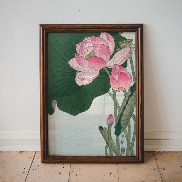 Blooming Lotus by Ohara Koson