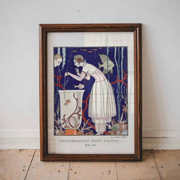 L'étourdissant petit poisson: Robe d'été by George Barbier