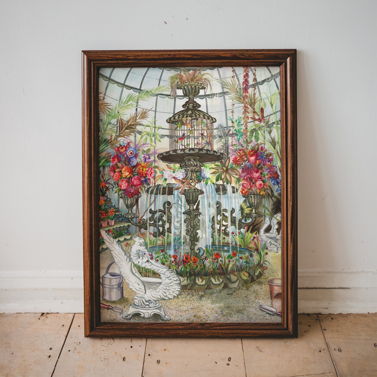 Conservatory and Fountain by George Barbier