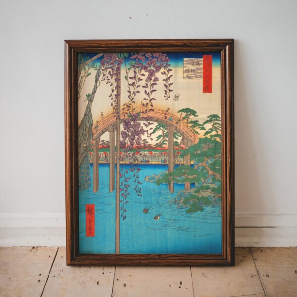 Kameido Tenjin Shrine by Utagawa Hiroshige