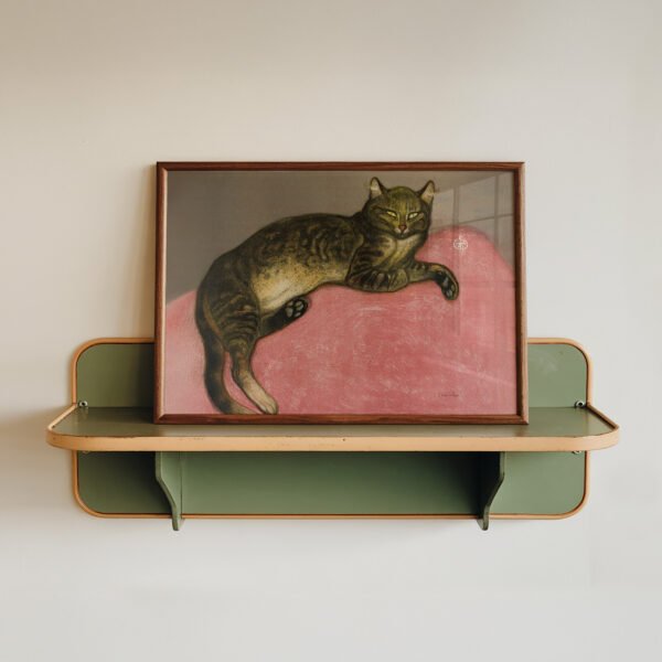 Cat on a Cushion by Theophile-Alexandre Pierre Steinlen