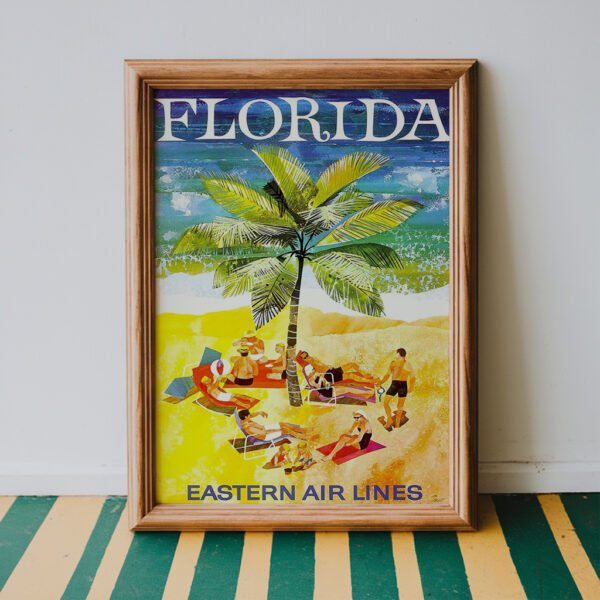 Florida Beach Travel Poster