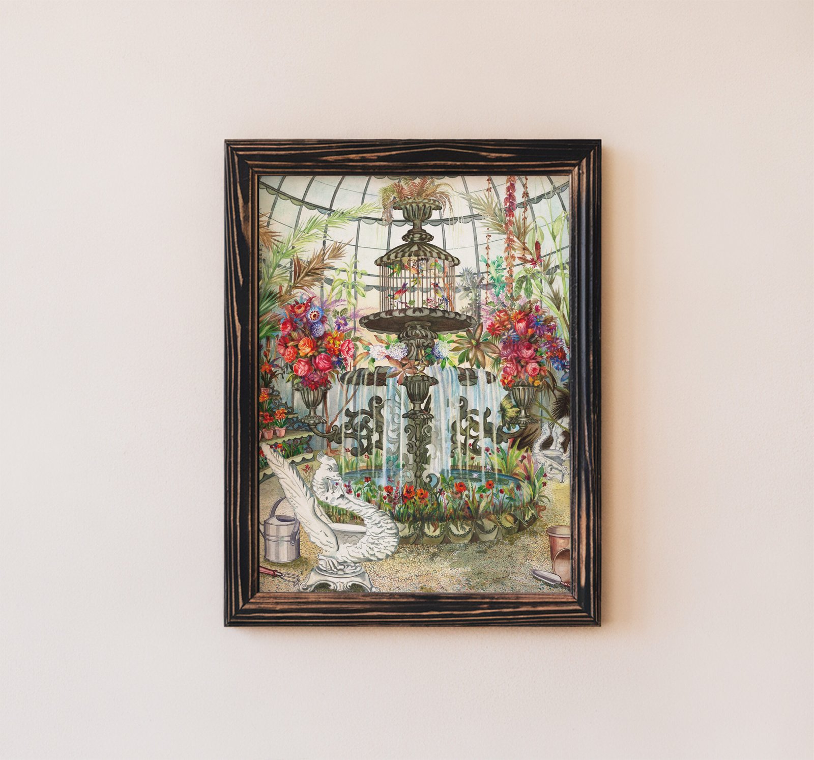 Conservatory and Fountain by George Barbier - Image 5