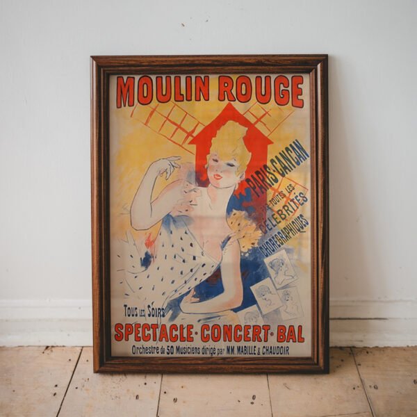 Vintage Moulin Rouge Poster