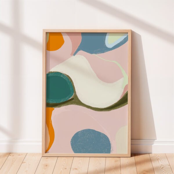 Harmony in Color Abstract Print