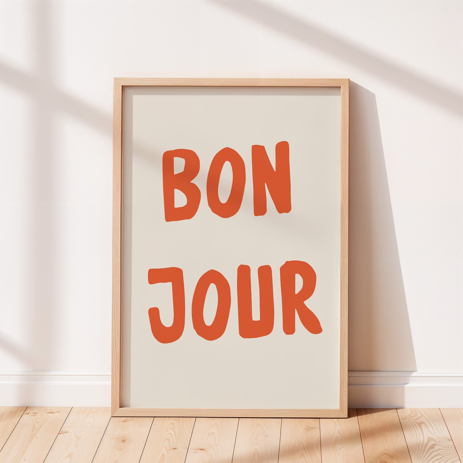 Bonjour Ce Va Set of 2 Prints - Image 3