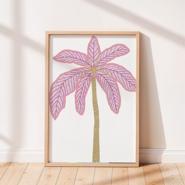 Pink Palm Tree