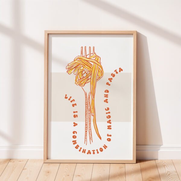 Magic and Pasta Kitchen Print