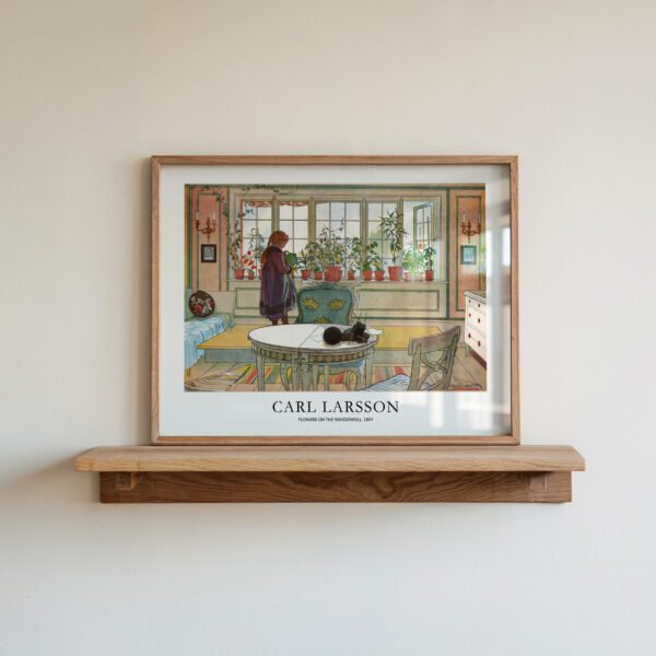 Flowers on the Windowsill by Carl Larsson