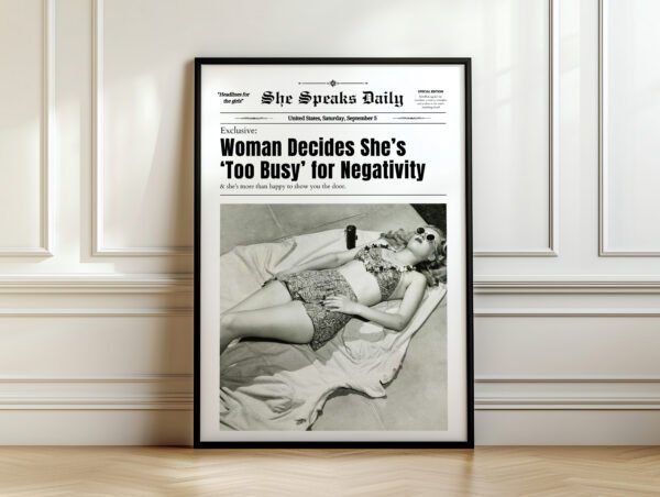 Too Busy For Negativity