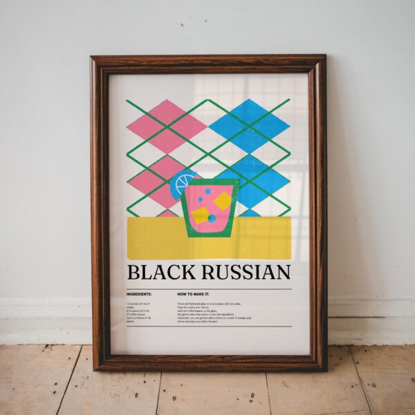 Colorful Black Russian Recipe