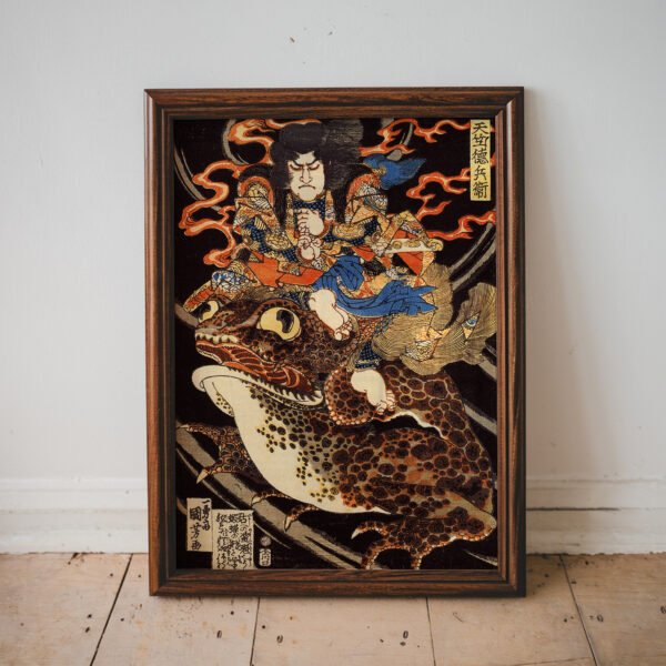 Tenjiku Tokubei and the Giant Toad by Utagawa Kuniyoshi