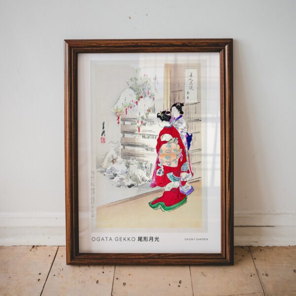 Snowy Garden by Ogata Gekkō