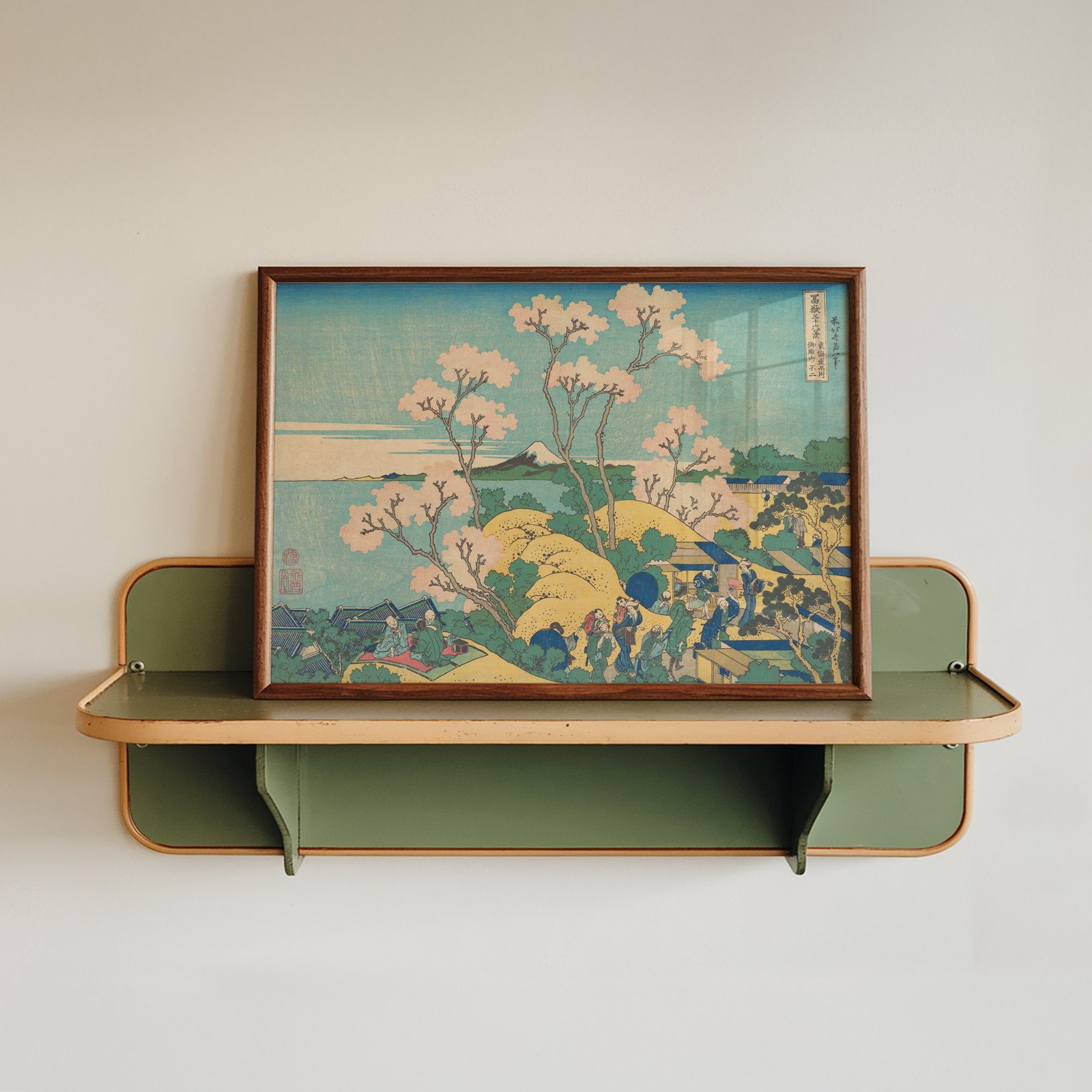 Fuji from Gotenyama by Katsushika Hokusai - Image 3