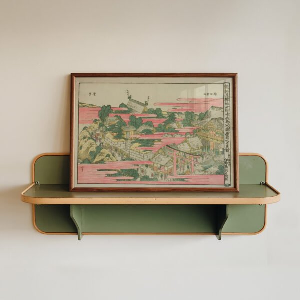 Fish Market by River by Katsushika Hokusai