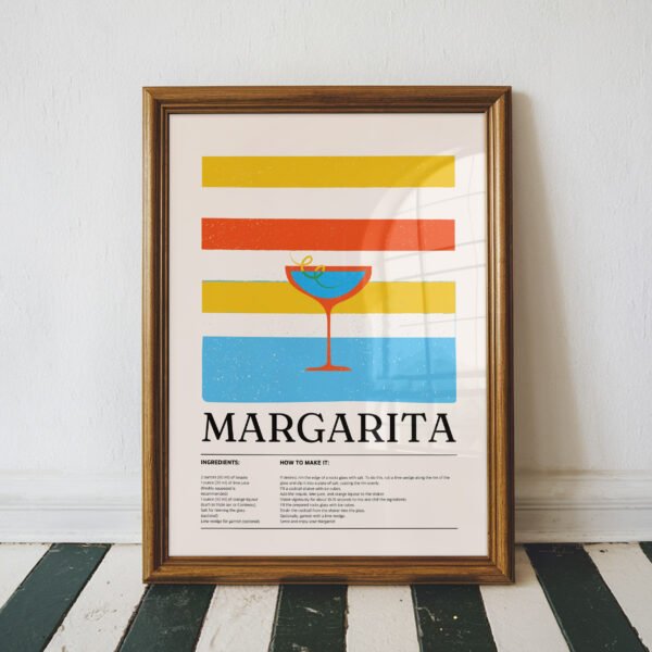 Colorful Margarita Cocktail Recipe
