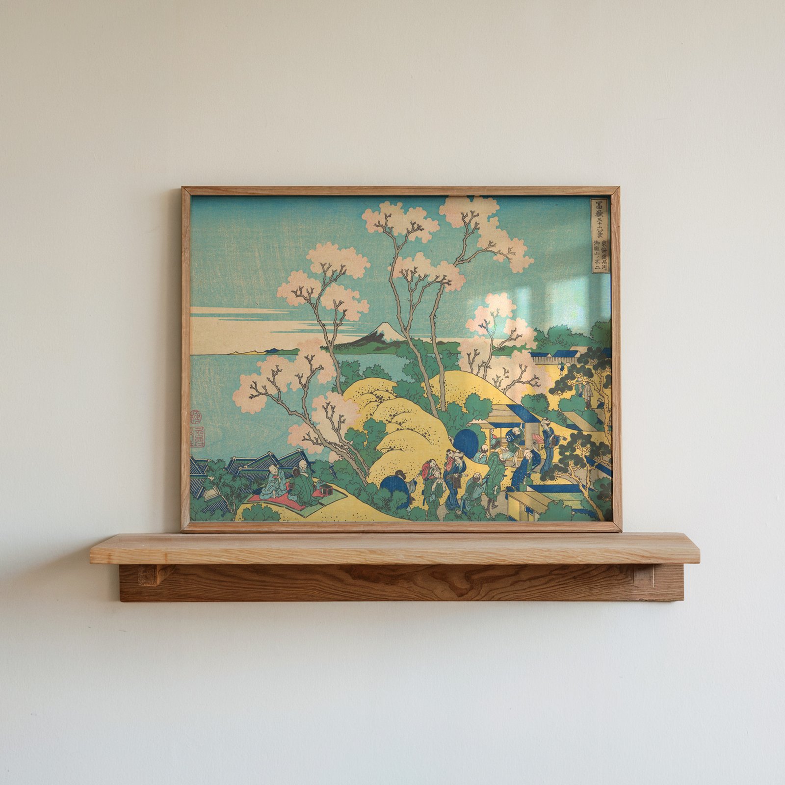 Fuji from Gotenyama by Katsushika Hokusai - Image 2