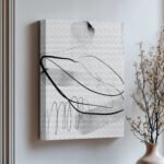 Black and White Abstract Art