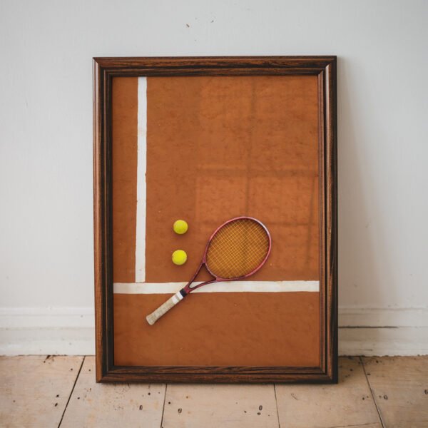 Clay Court Tennis Print