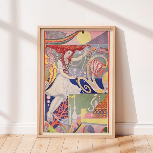 Ilona Rising – Vintage Art Nouveau Fantasy Print