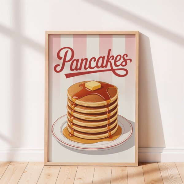 Retro Pancakes Stack