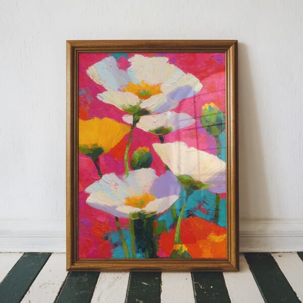 Bold Bloom Abstract Flowers