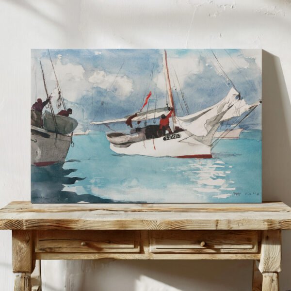 Boats in Key West by Winslow Homer