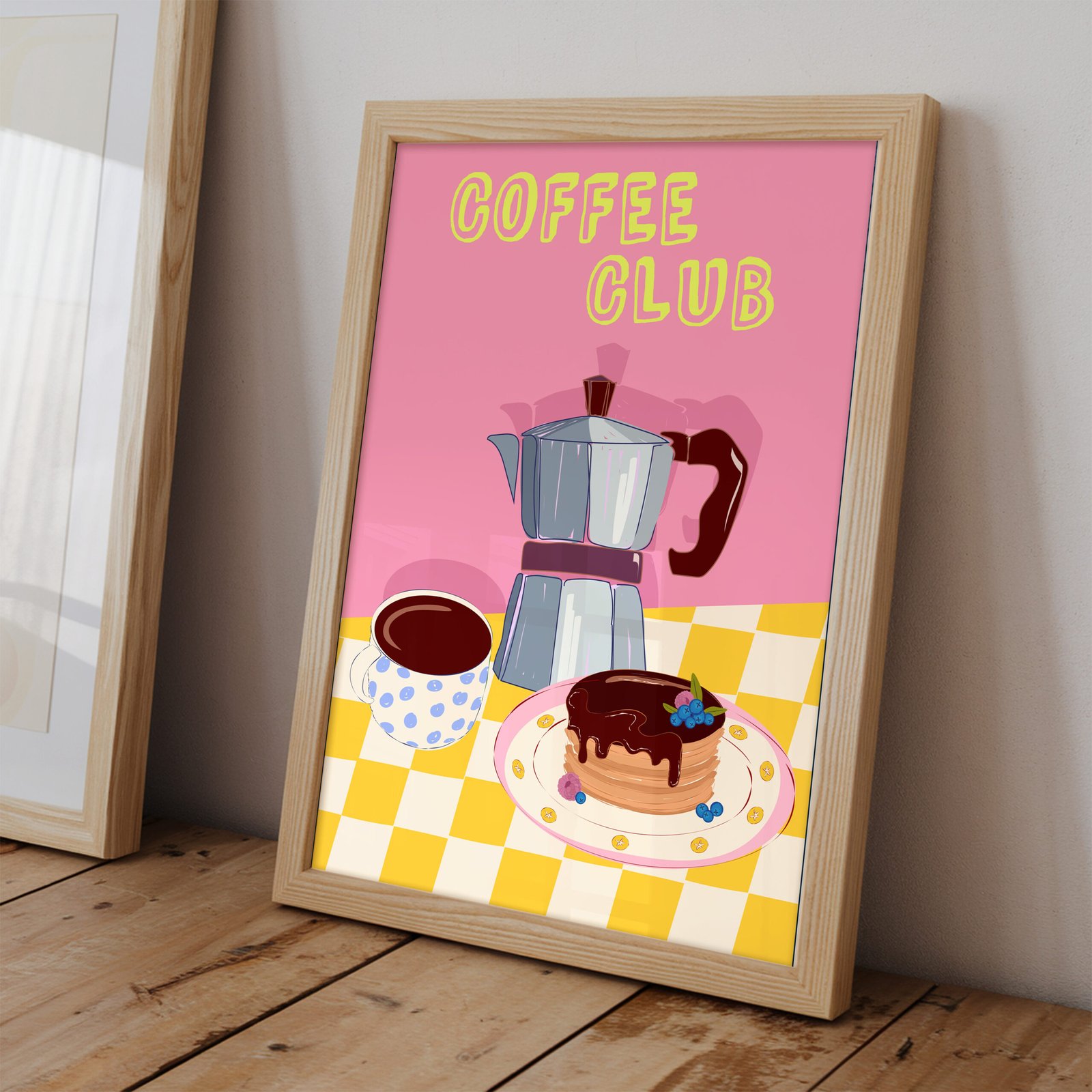 Retro Coffee Club Wall Art - Image 2