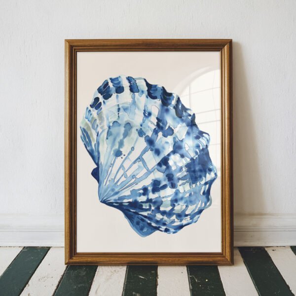 Ocean Blue Seashell