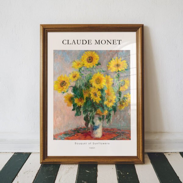 Bouquet of Sunflowers by Claude Monet