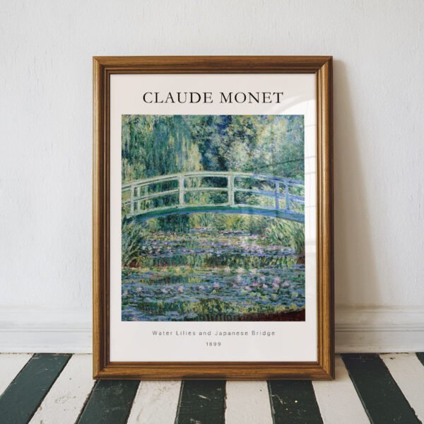 Water Lilies and Japanese Bridge by Claude Monet