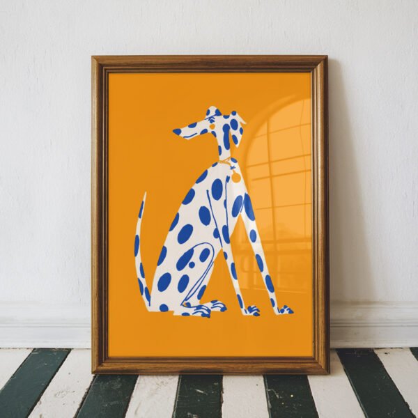 Spotted Hound – Bold Modern Dog Wall Art