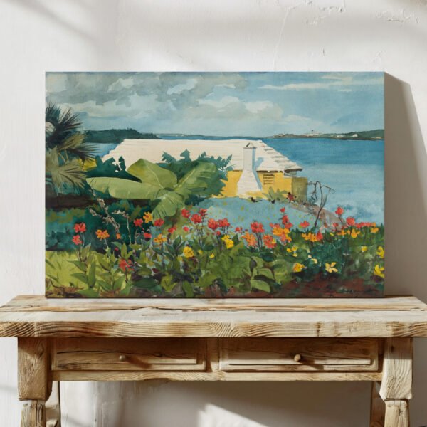 Flower Garden in Bermuda by Winslow Homer