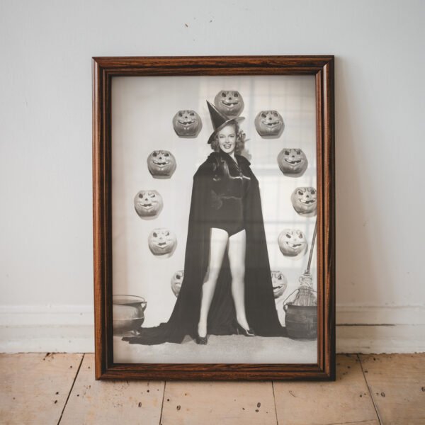 Vintage Witch Pin-Up Print