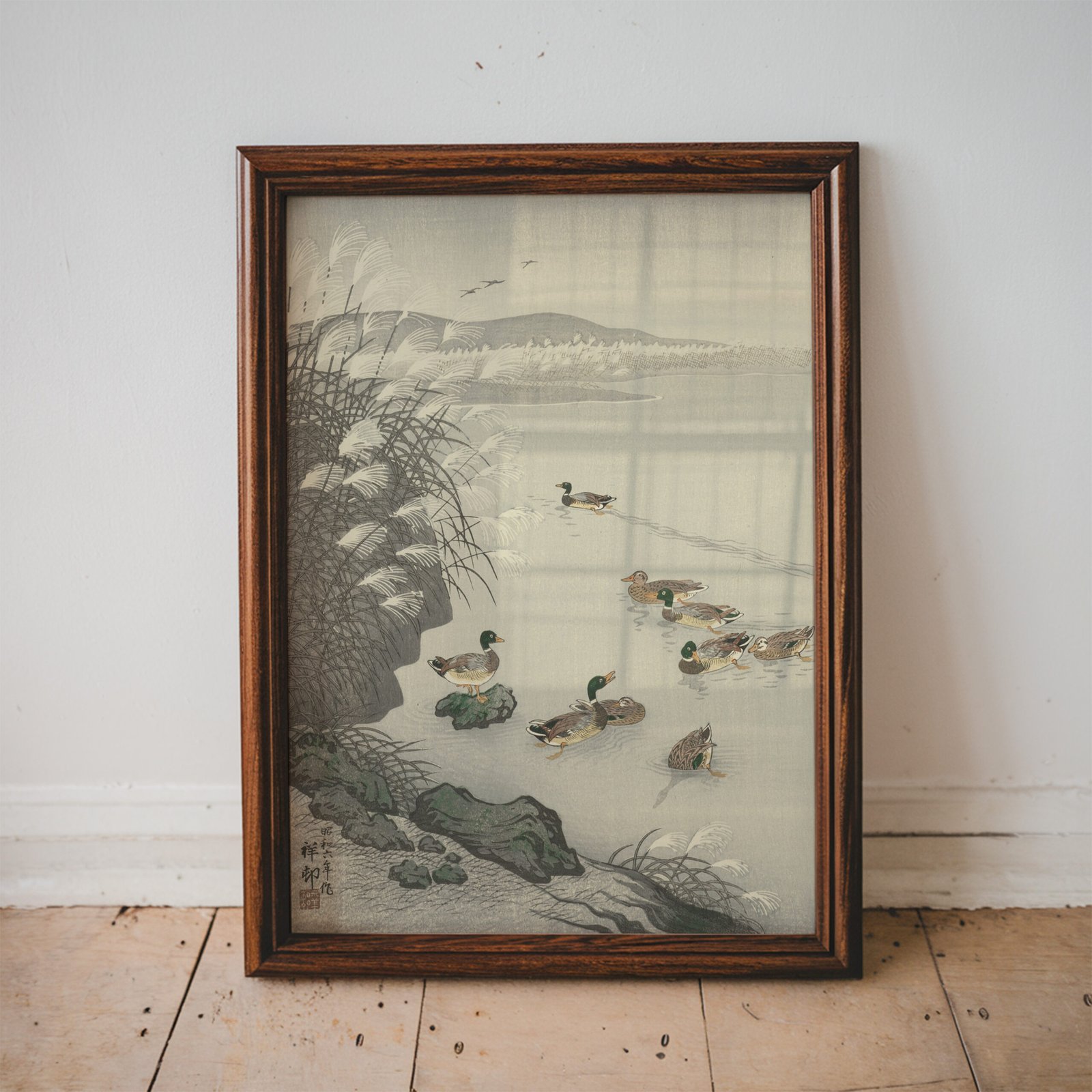 Ducks in the Water by Ohara Koson - Image 4