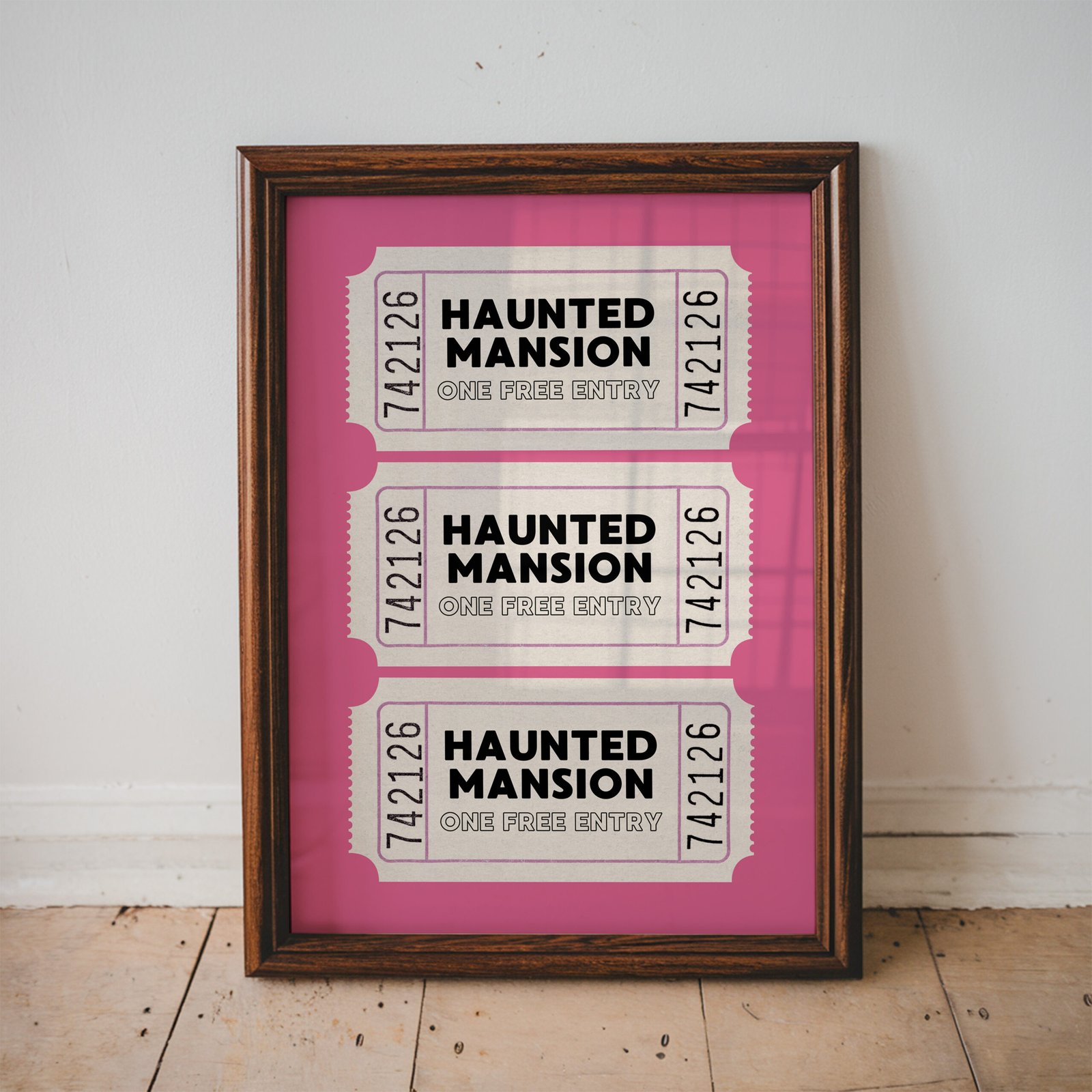 Haunted Mansion Ticket