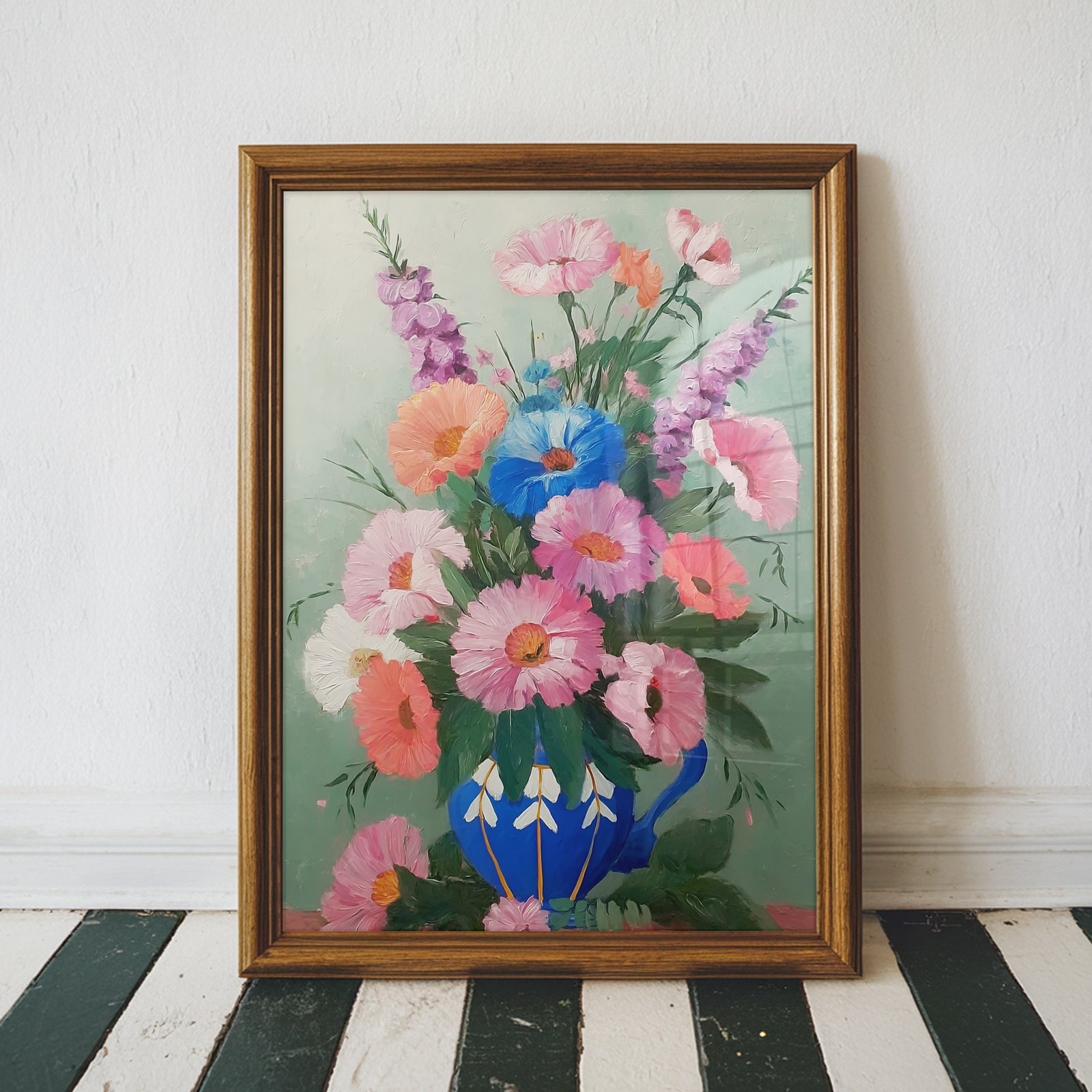 Vibrant Floral Bouquet Wall Art