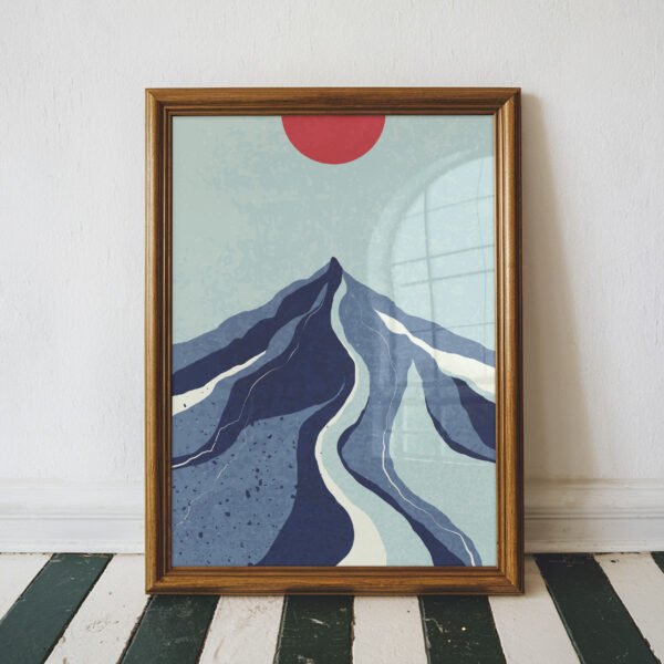 Abstract Blue Mountain