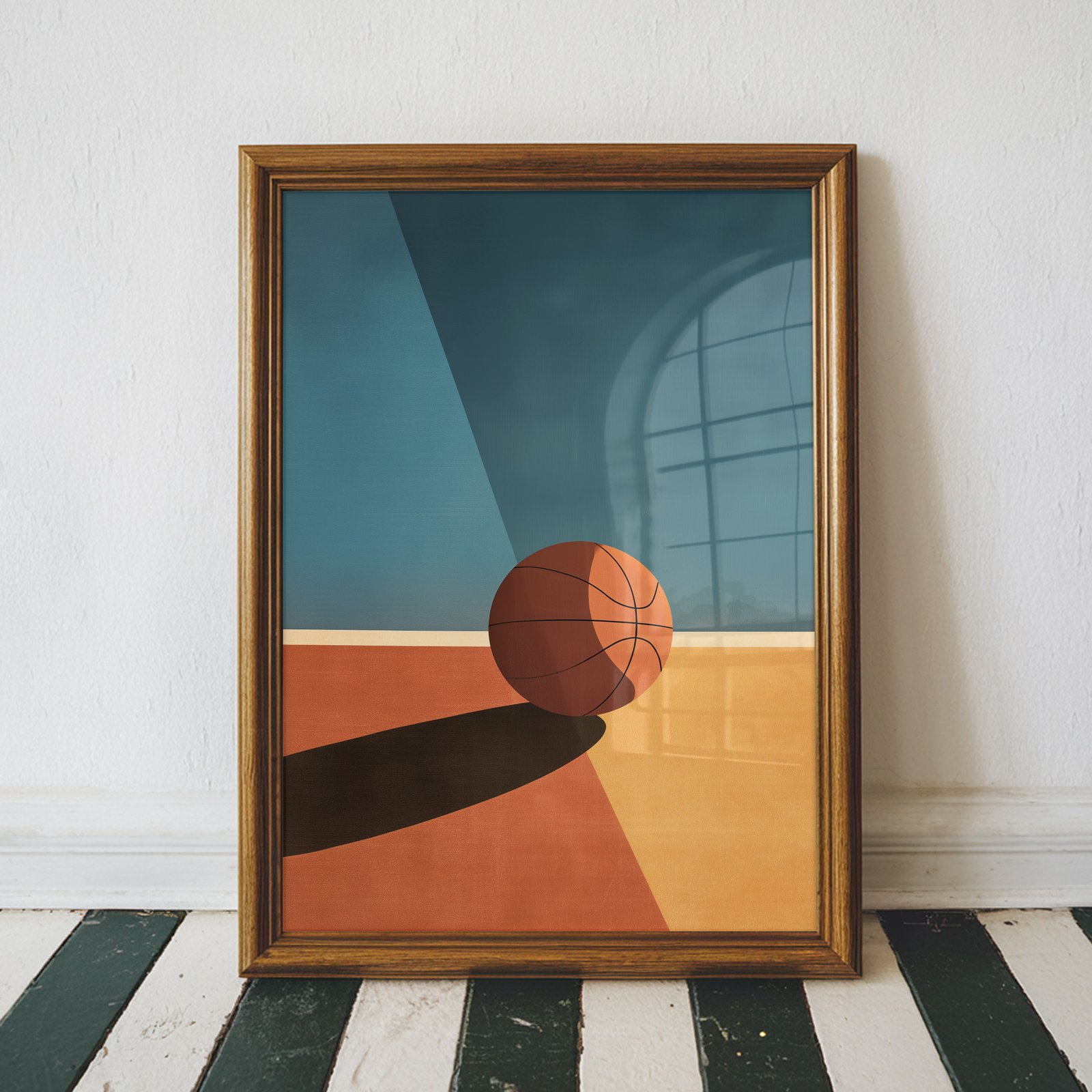 Modern Basketball Print