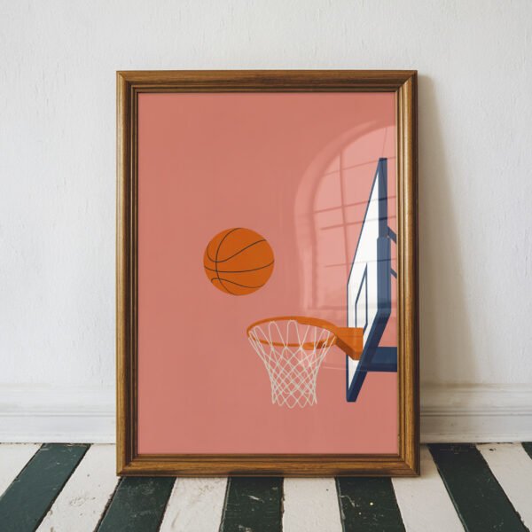Basketball Hoop Wall Art
