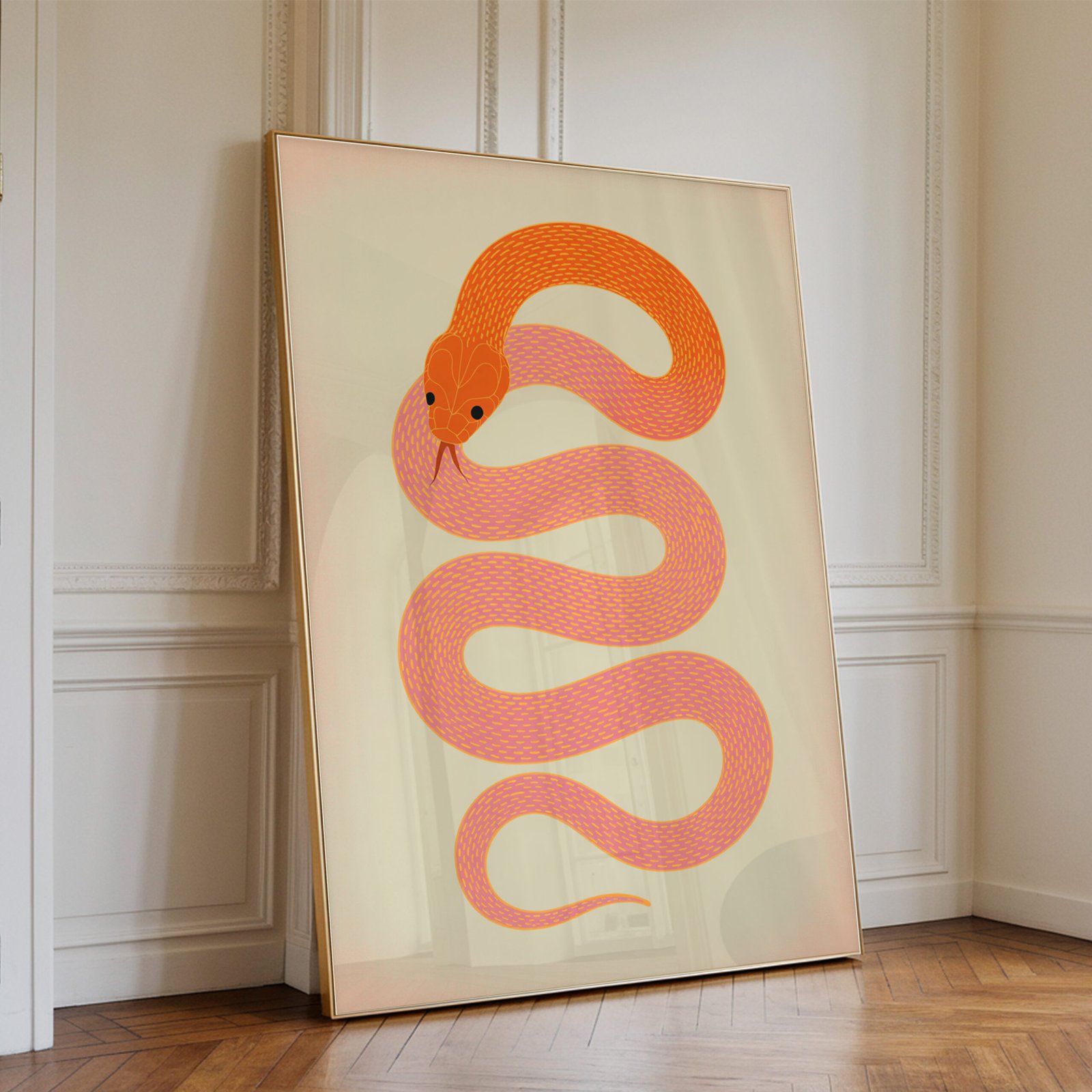 Pink Orange Neon Snake - Image 2