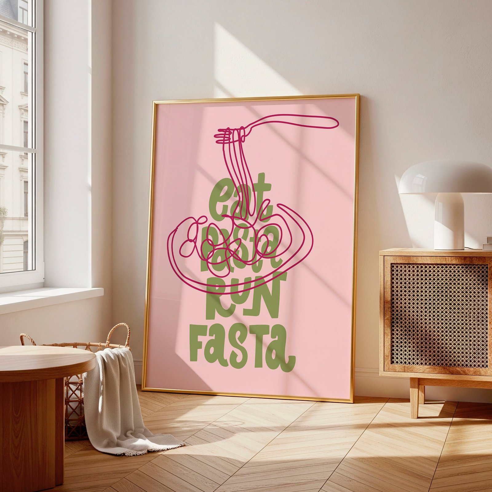 Eat Pasta Run Fasta - Image 2