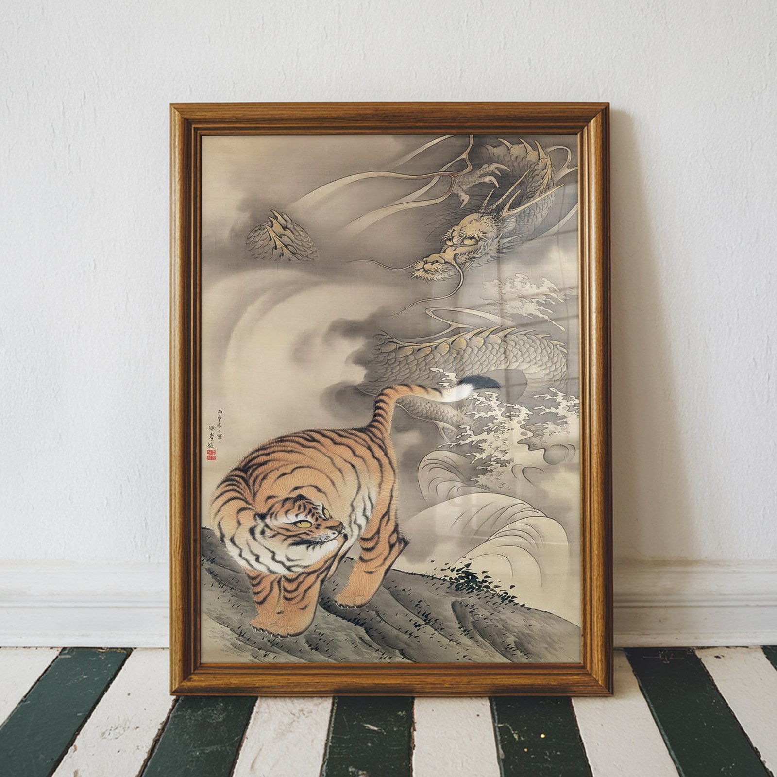 Dragon and Tiger by Yoshimura Kokei - Image 3