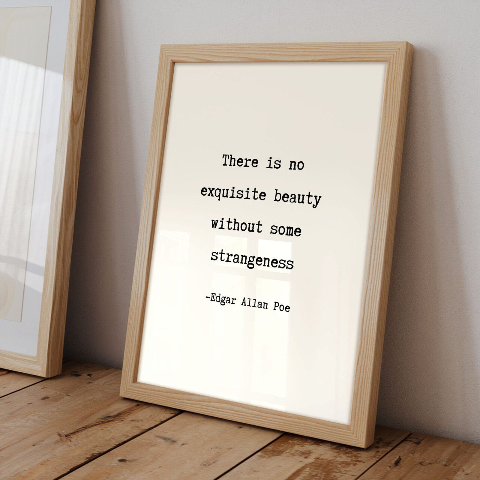 There Is No Exquisite Beauty Without Strangeness Edgar Allan Poe - Image 2