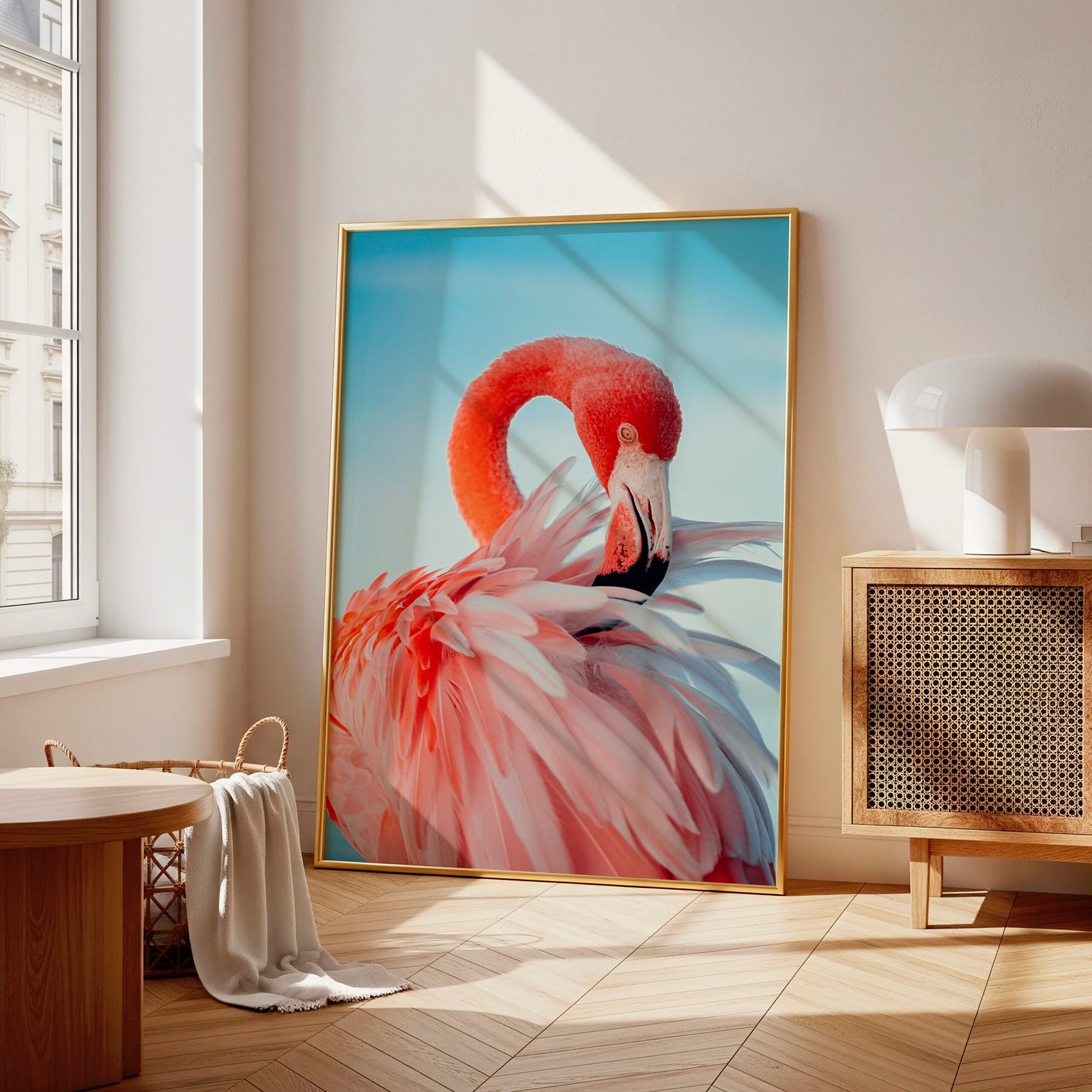 Pink Flamingo Wall Art - Image 3