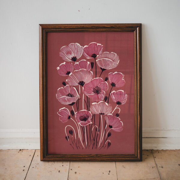 Pink Poppy Wall Art